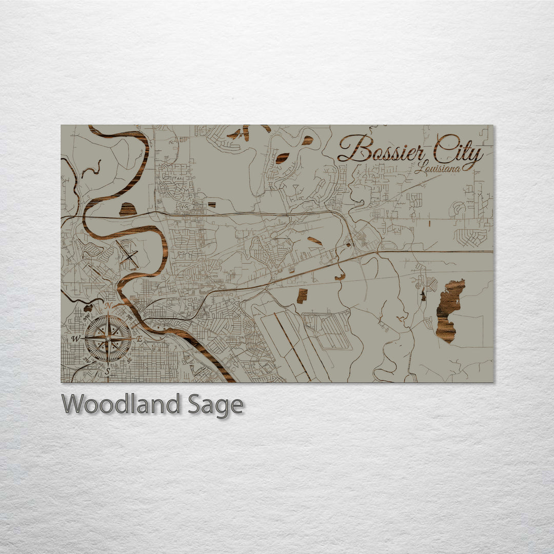 Bossier City, Louisiana Street Map