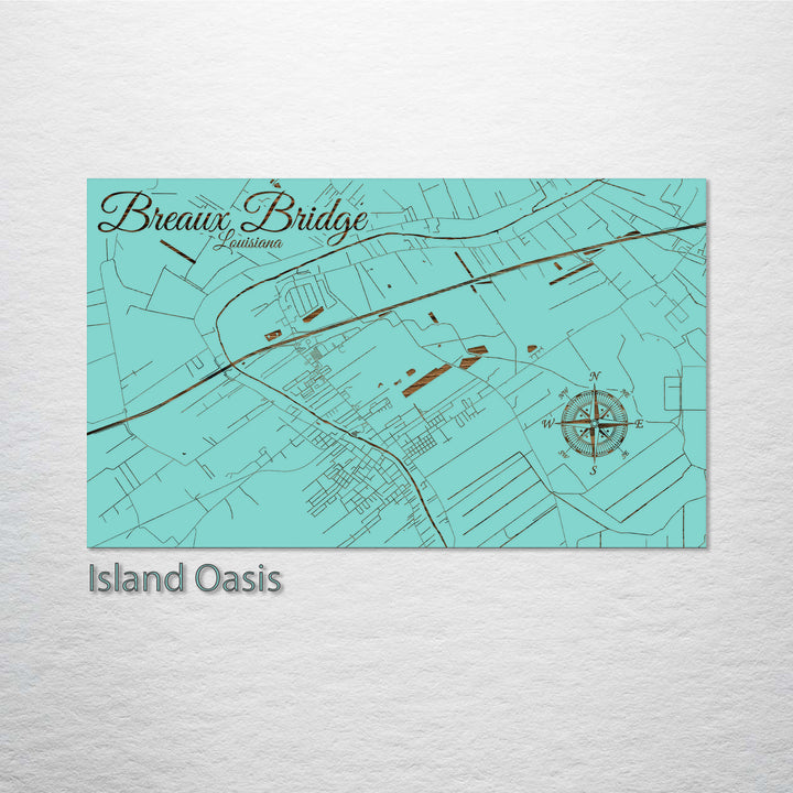 Breaux Bridge, Louisiana Street Map