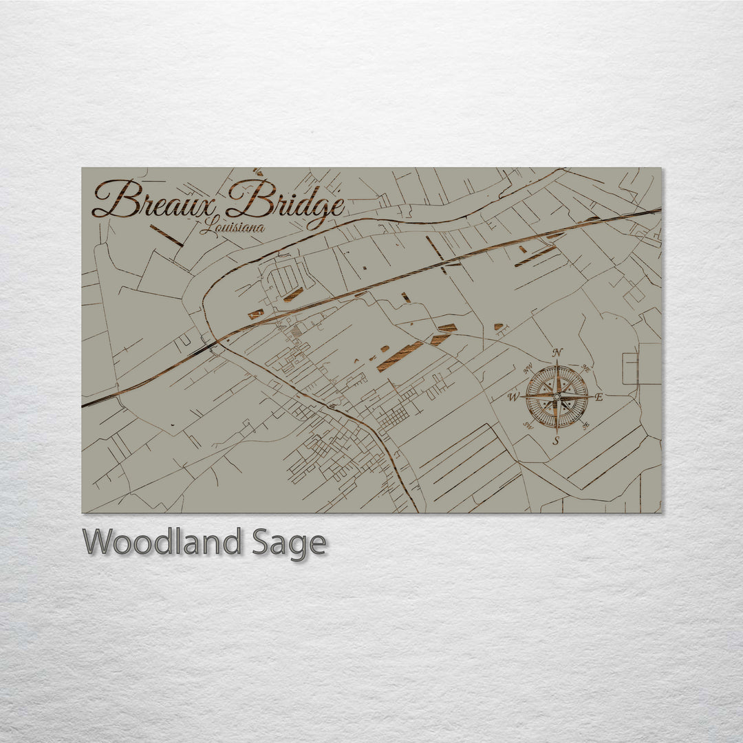 Breaux Bridge, Louisiana Street Map