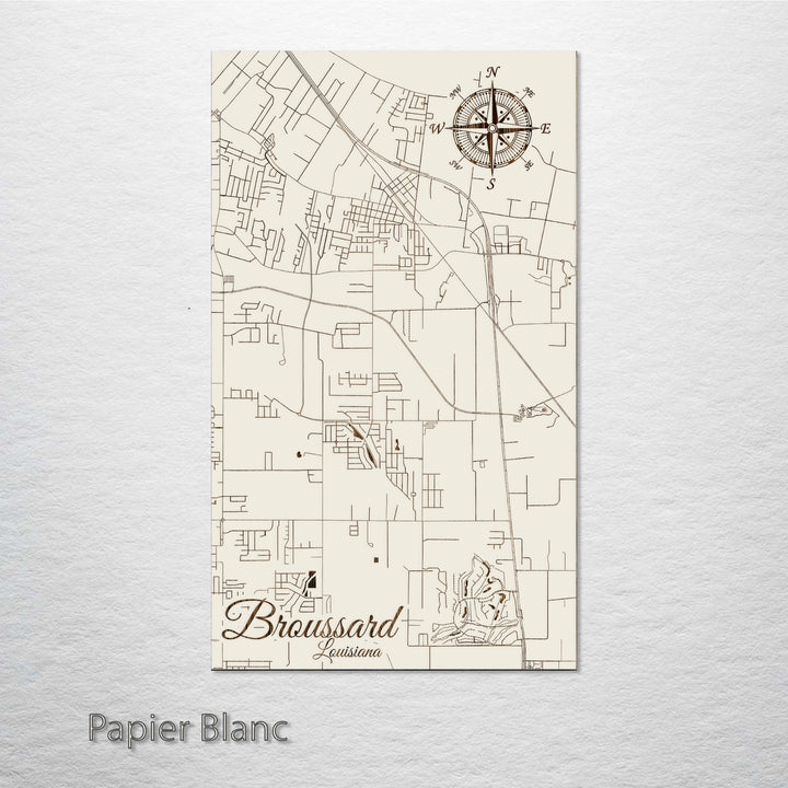 Broussard, Louisiana Street Map