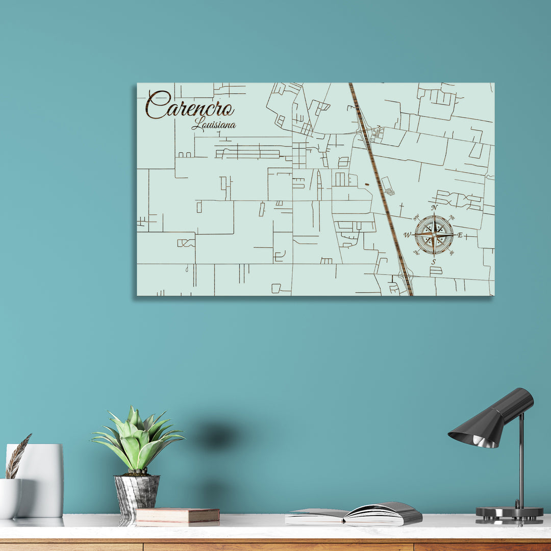 Carencro, Louisiana Street Map