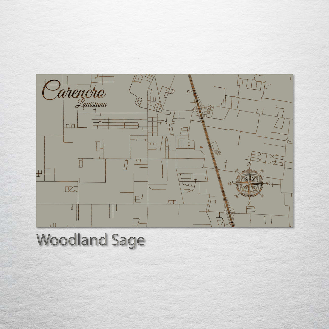 Carencro, Louisiana Street Map