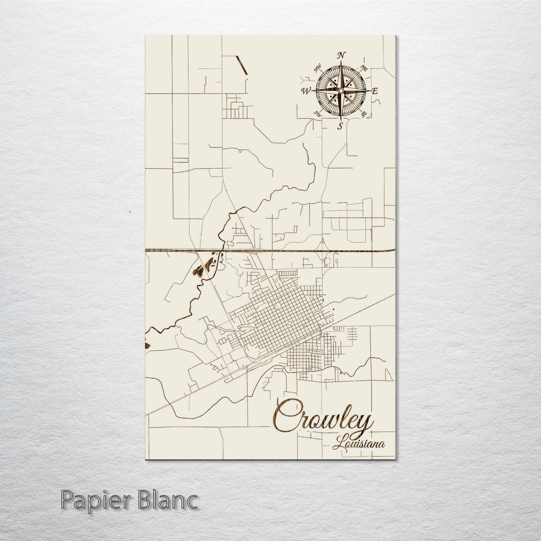 Crowley, Louisiana Street Map