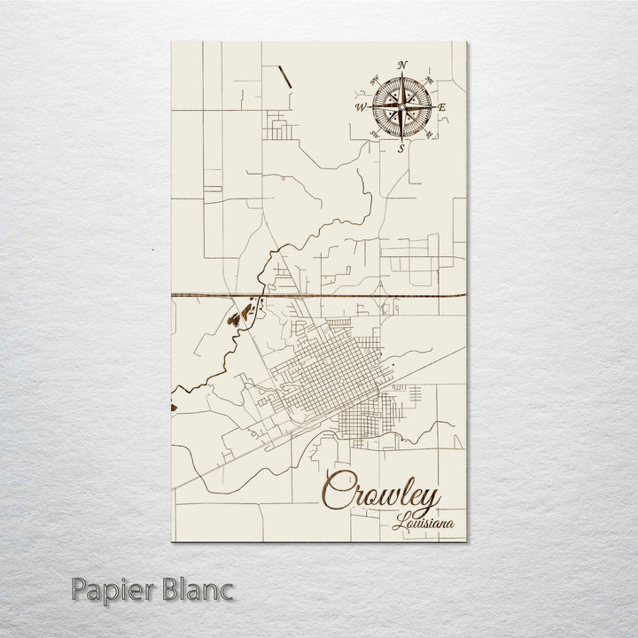 Crowley, Louisiana Street Map
