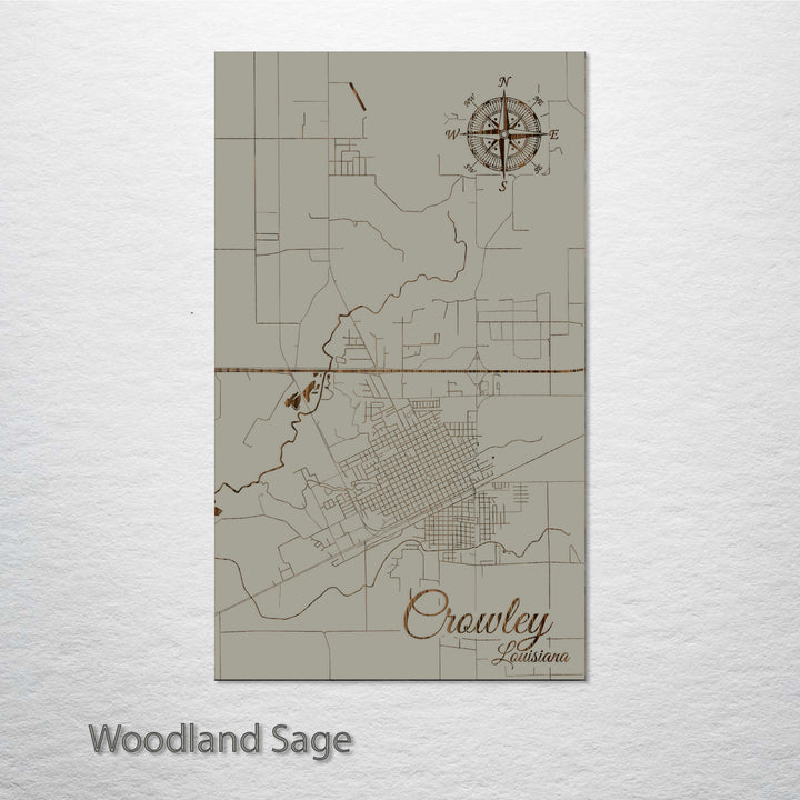 Crowley, Louisiana Street Map