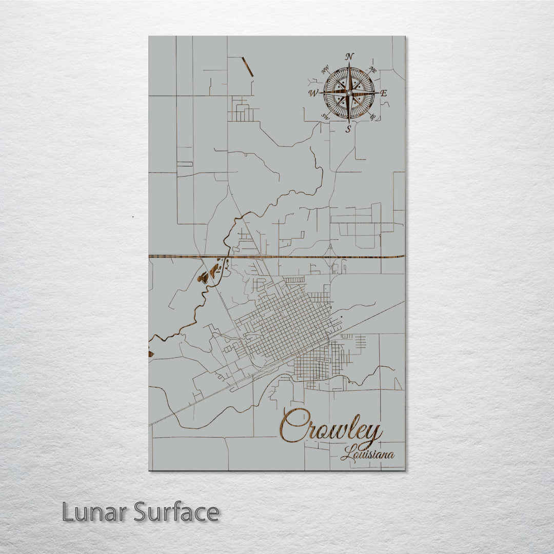 Crowley, Louisiana Street Map
