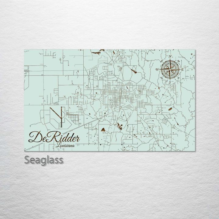 DeRidder, Louisiana Street Map