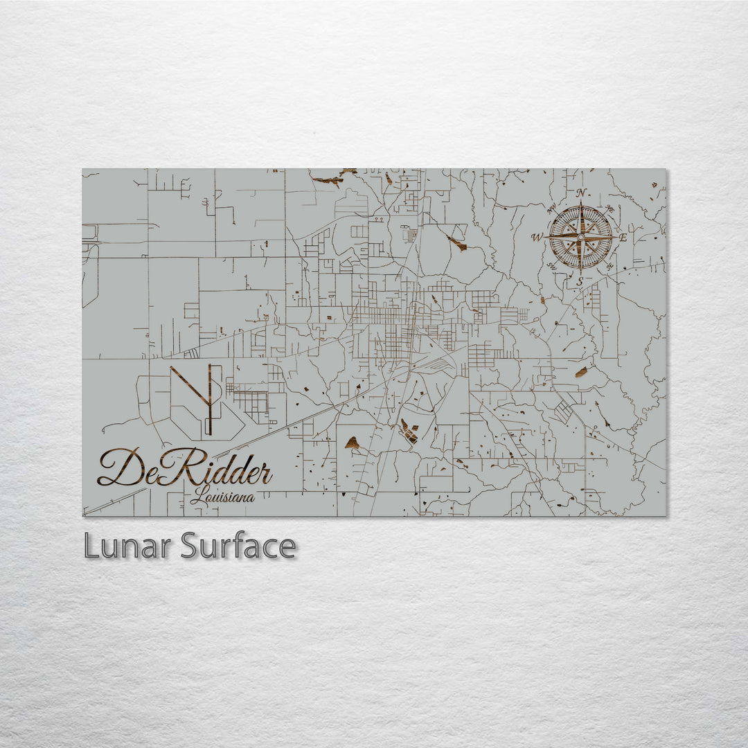 DeRidder, Louisiana Street Map