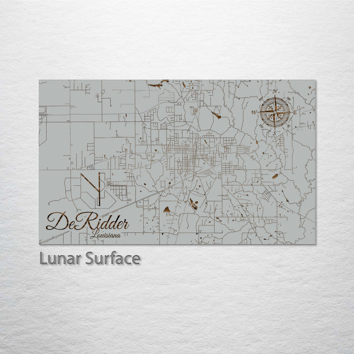 DeRidder, Louisiana Street Map