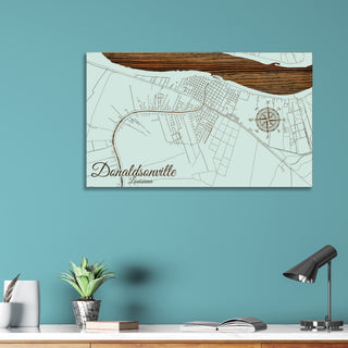 Donaldsonville, Louisiana Street Map