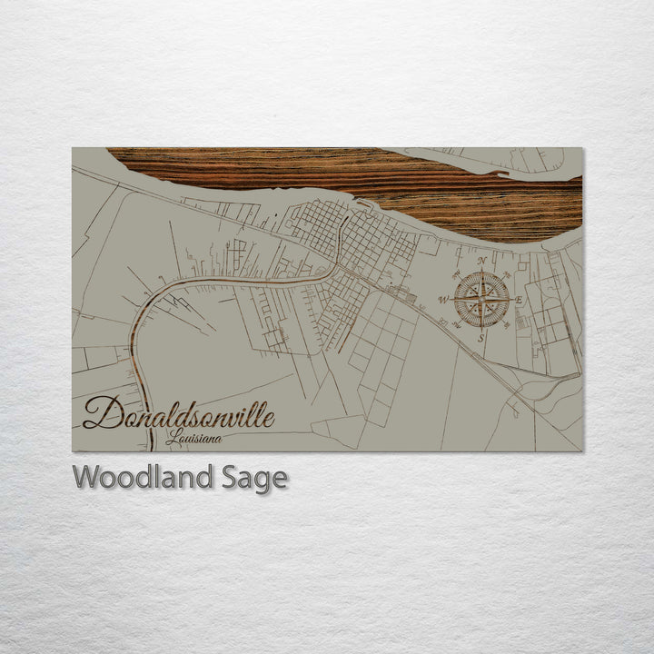 Donaldsonville, Louisiana Street Map