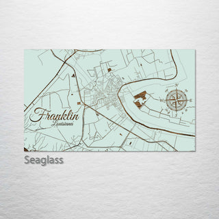Franklin, Louisiana Street Map