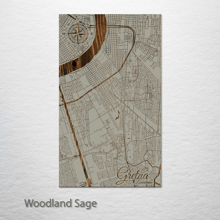 Gretna, Louisiana Street Map