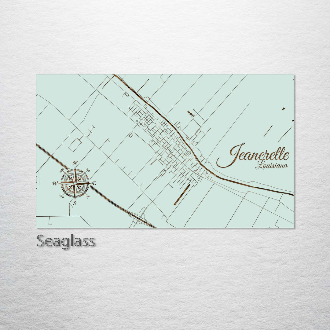 Jeanerette, Louisiana Street Map