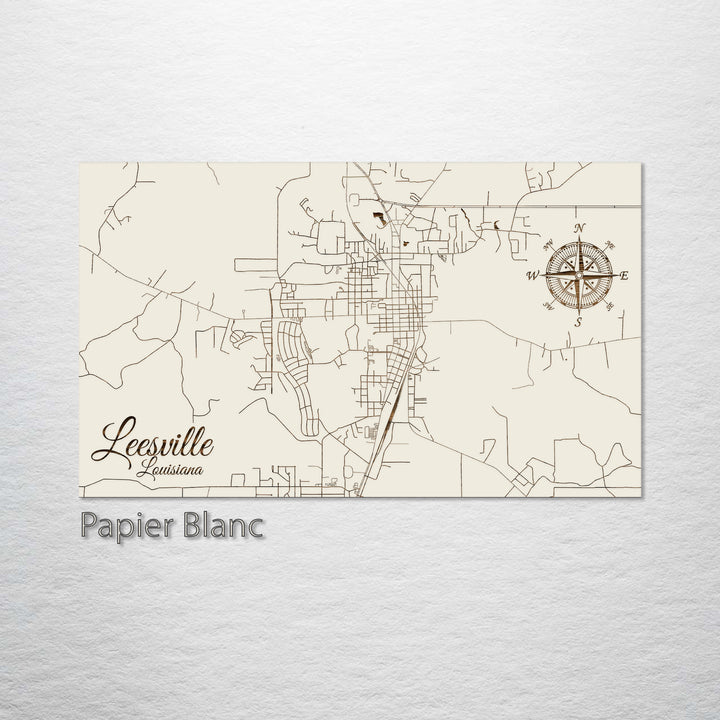 Leesville, Louisiana Street Map