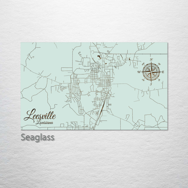 Leesville, Louisiana Street Map