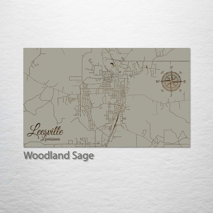 Leesville, Louisiana Street Map