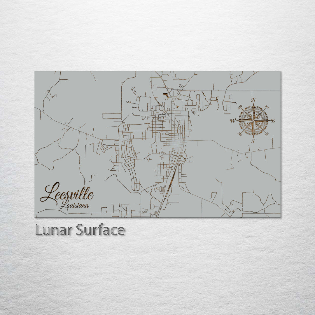 Leesville, Louisiana Street Map