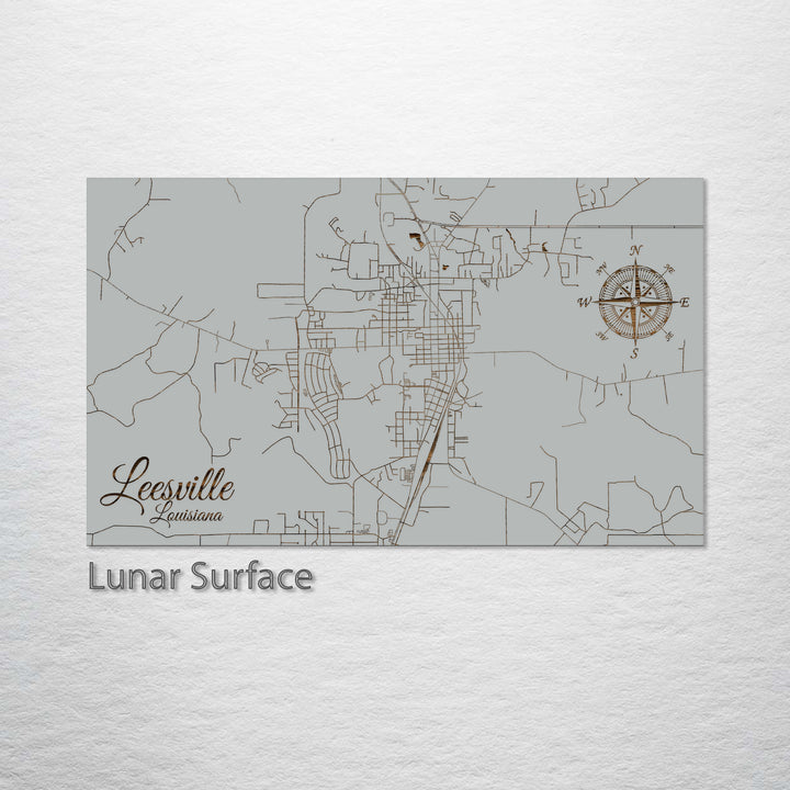 Leesville, Louisiana Street Map