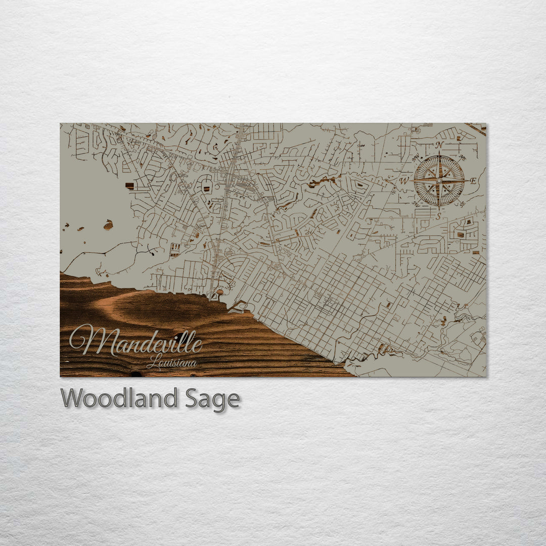 Mandeville, Louisiana Street Map