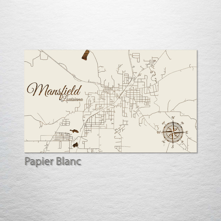 Mansfield, Louisiana Street Map