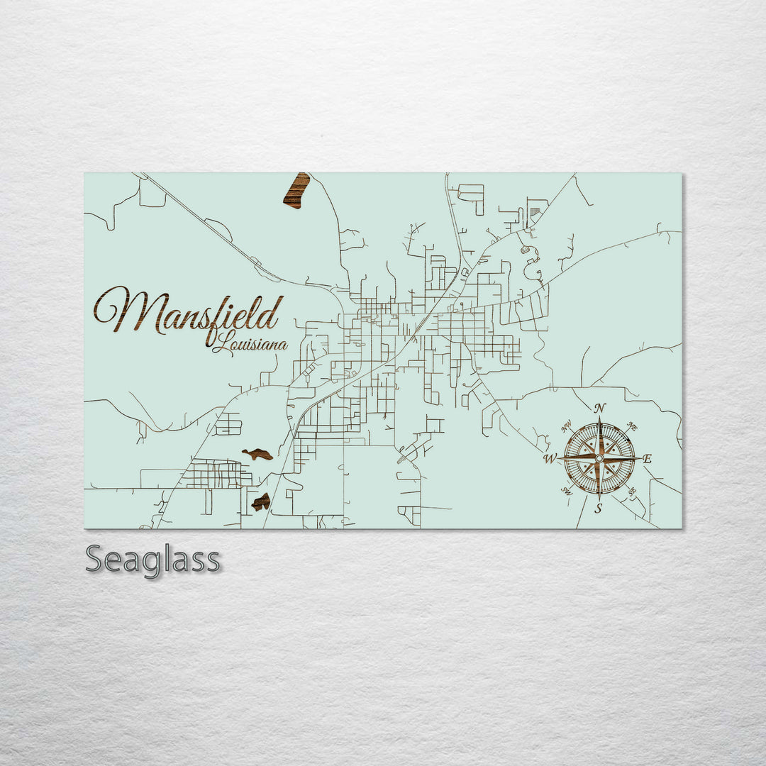 Mansfield, Louisiana Street Map