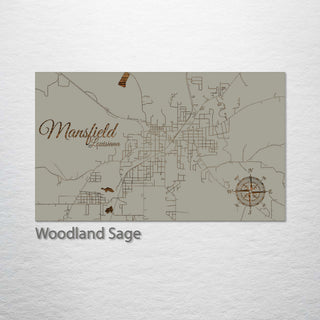 Mansfield, Louisiana Street Map