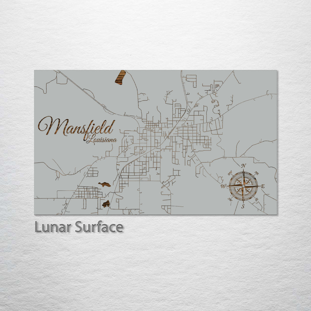 Mansfield, Louisiana Street Map