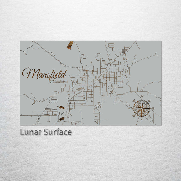 Mansfield, Louisiana Street Map