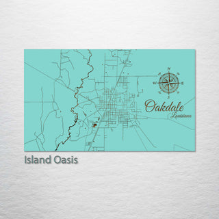 Oakdale, Louisiana Street Map