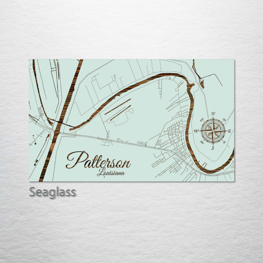 Patterson, Louisiana Street Map