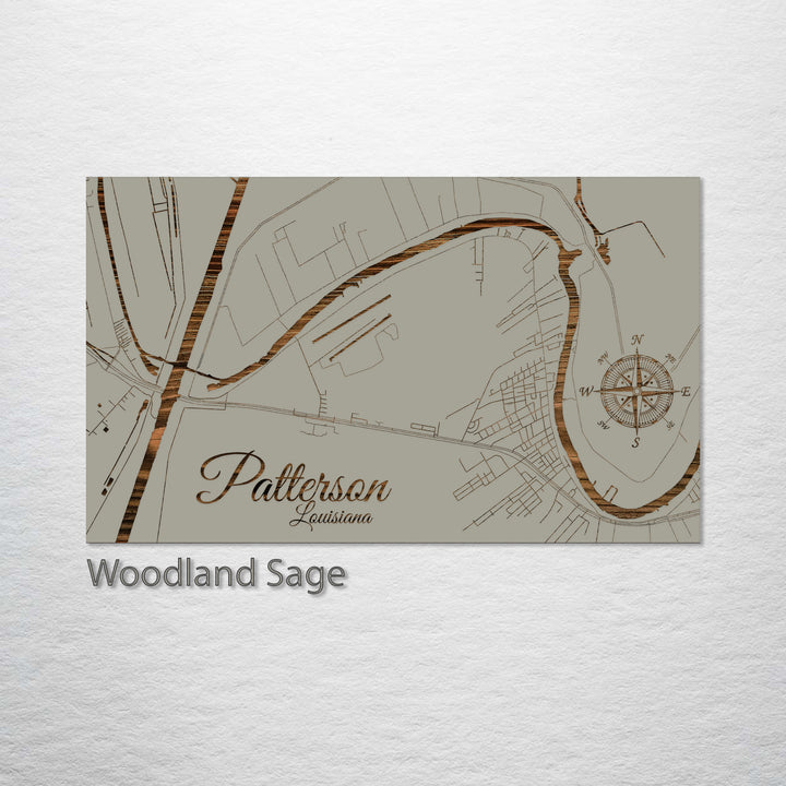 Patterson, Louisiana Street Map