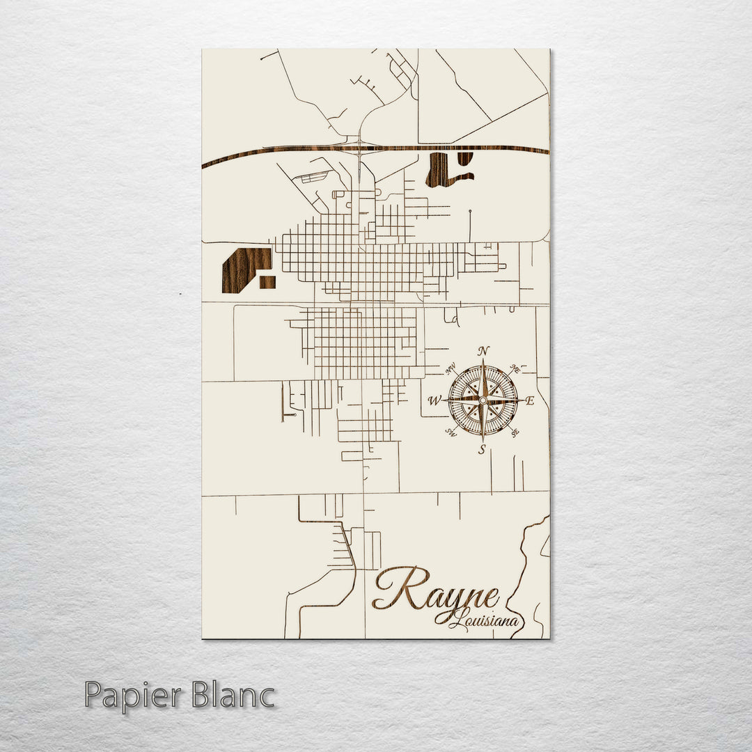 Rayne, Louisiana Street Map