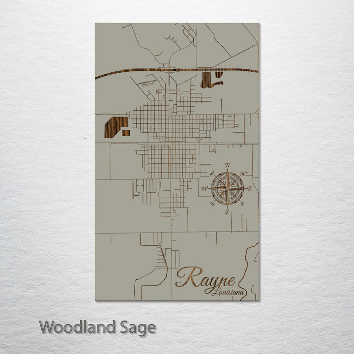 Rayne, Louisiana Street Map