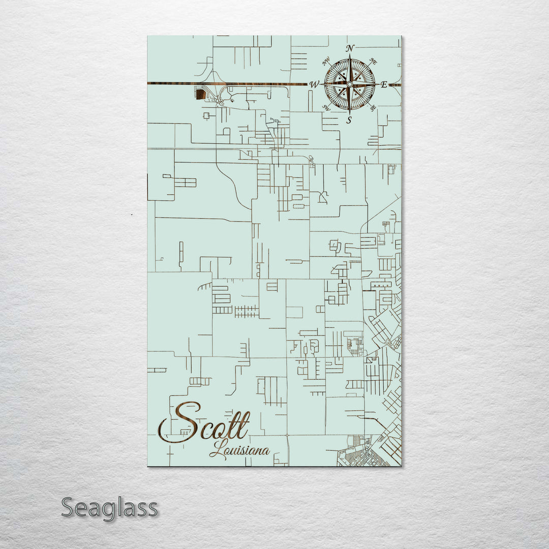 Scott, Louisiana Street Map