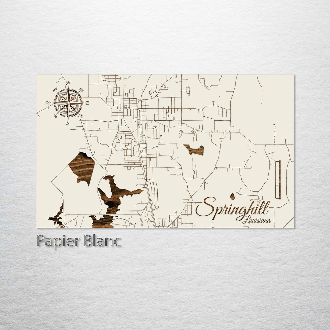 Springhill, Louisiana Street Map