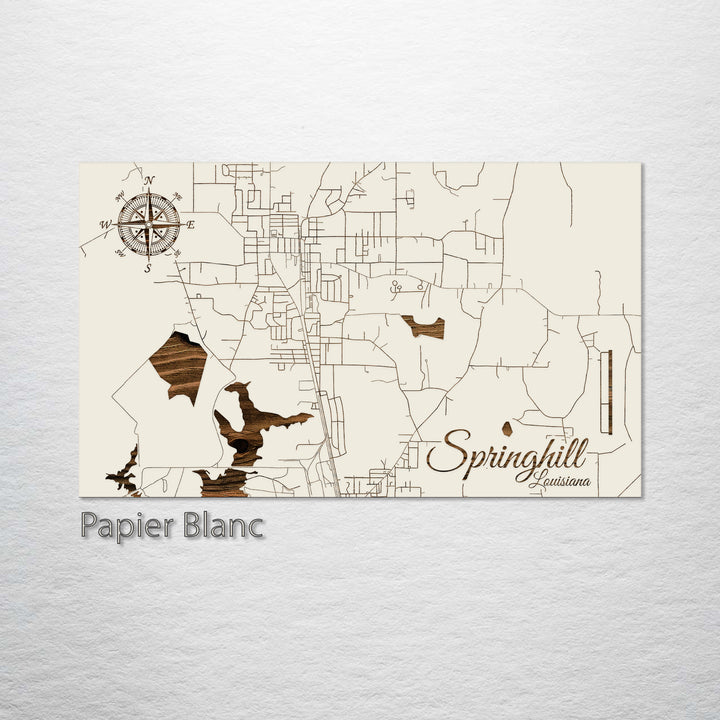 Springhill, Louisiana Street Map