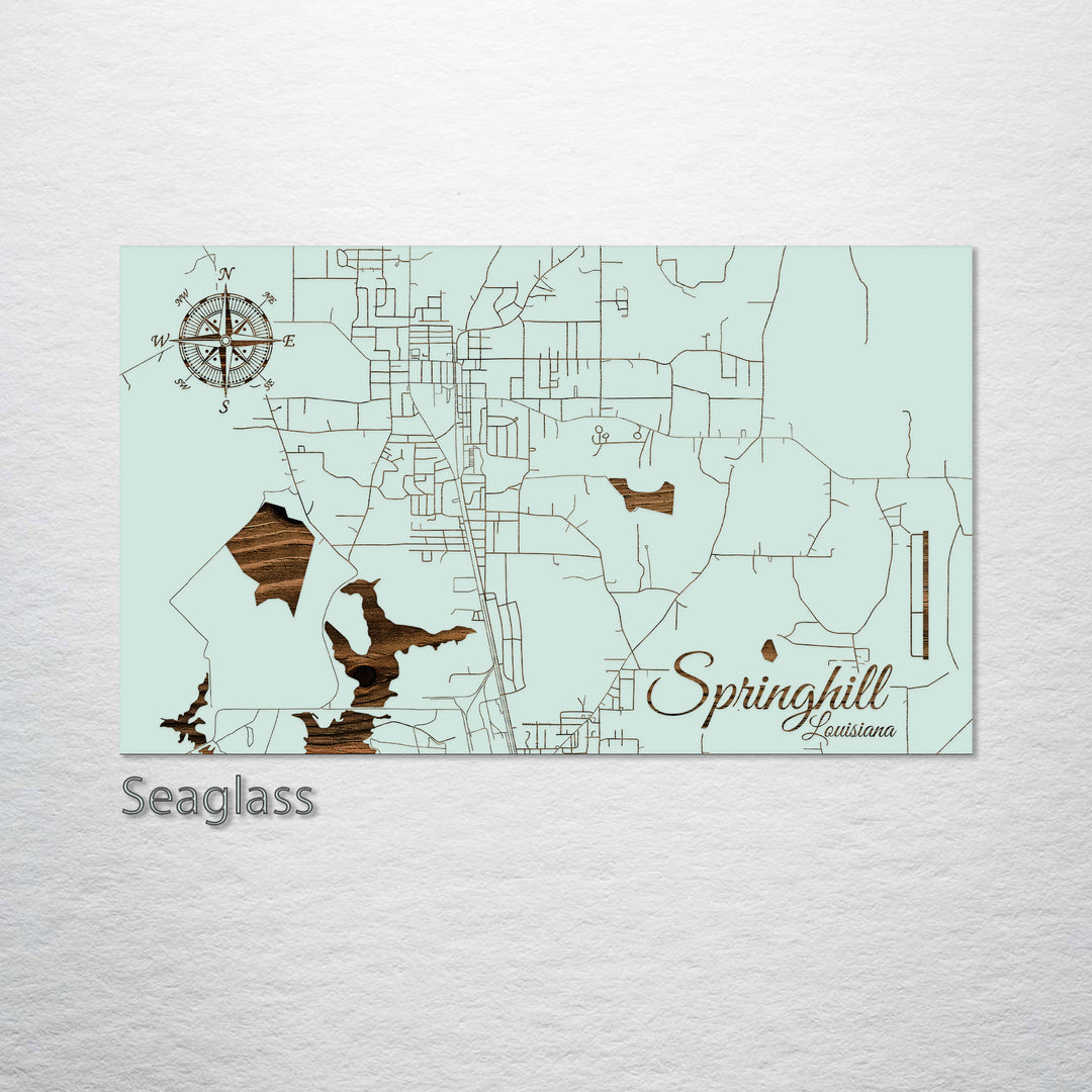 Springhill, Louisiana Street Map