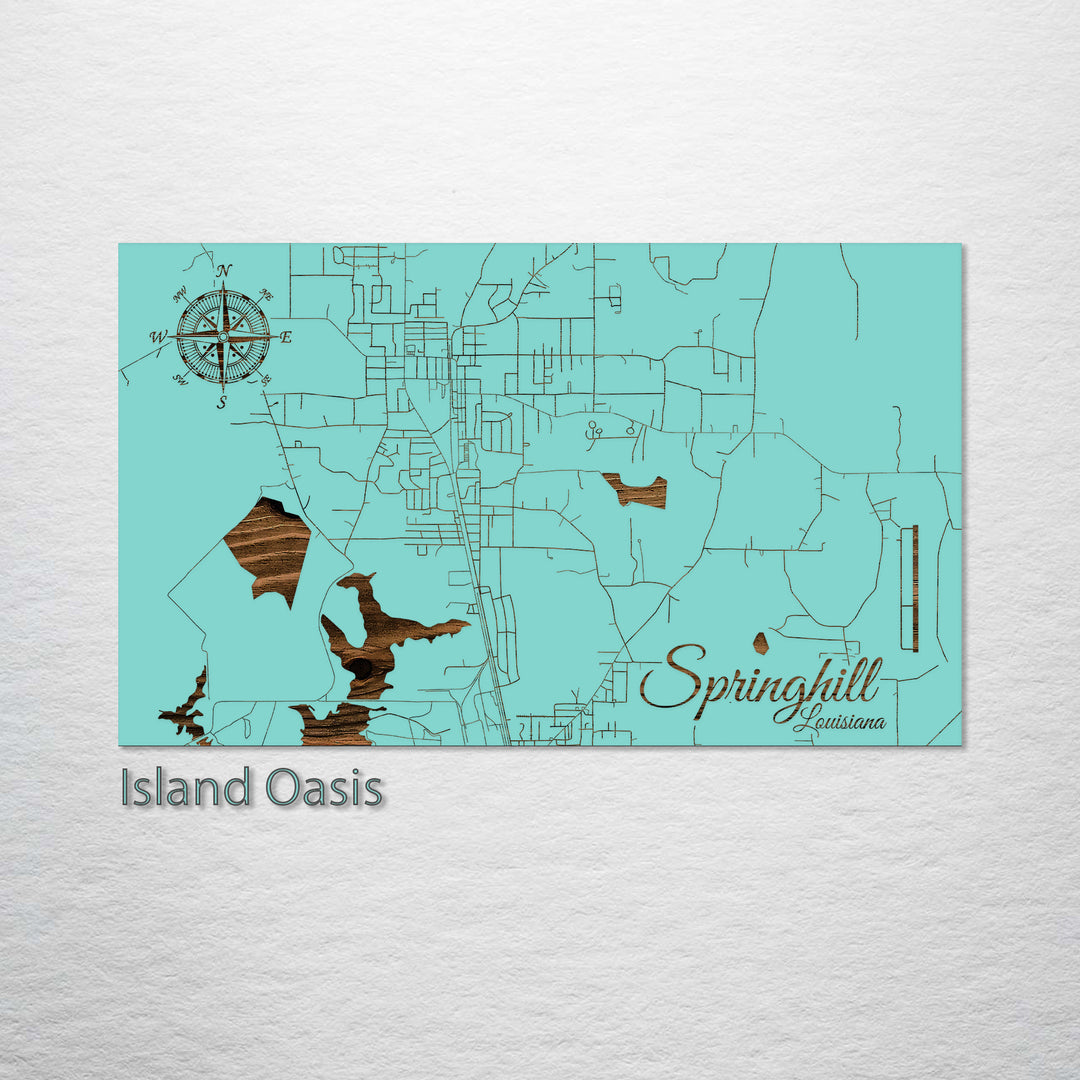 Springhill, Louisiana Street Map