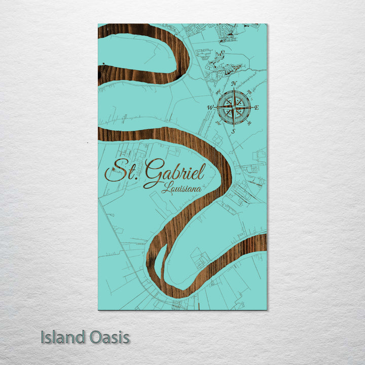 St. Gabriel, Louisiana Street Map