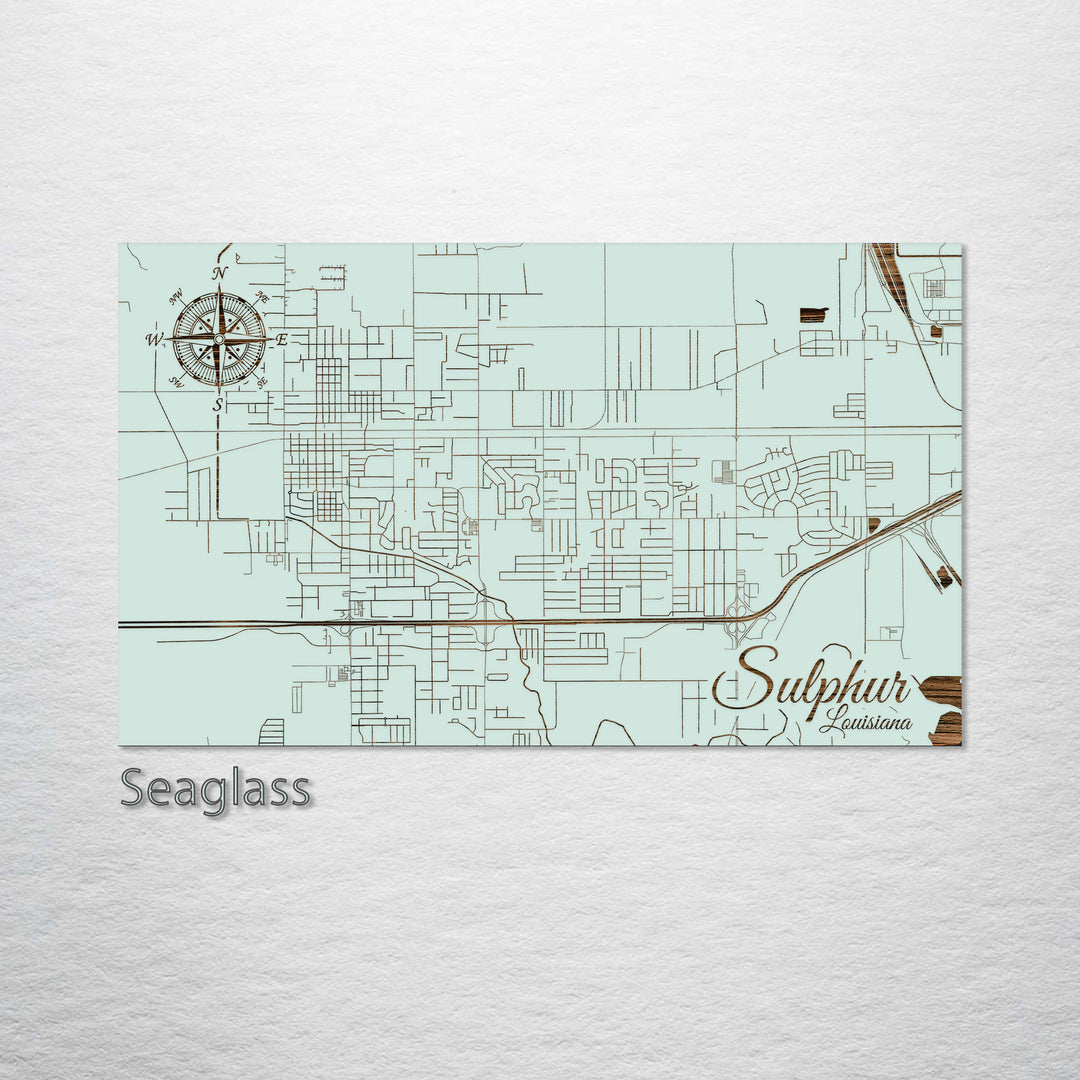 Sulphur, Louisiana Street Map