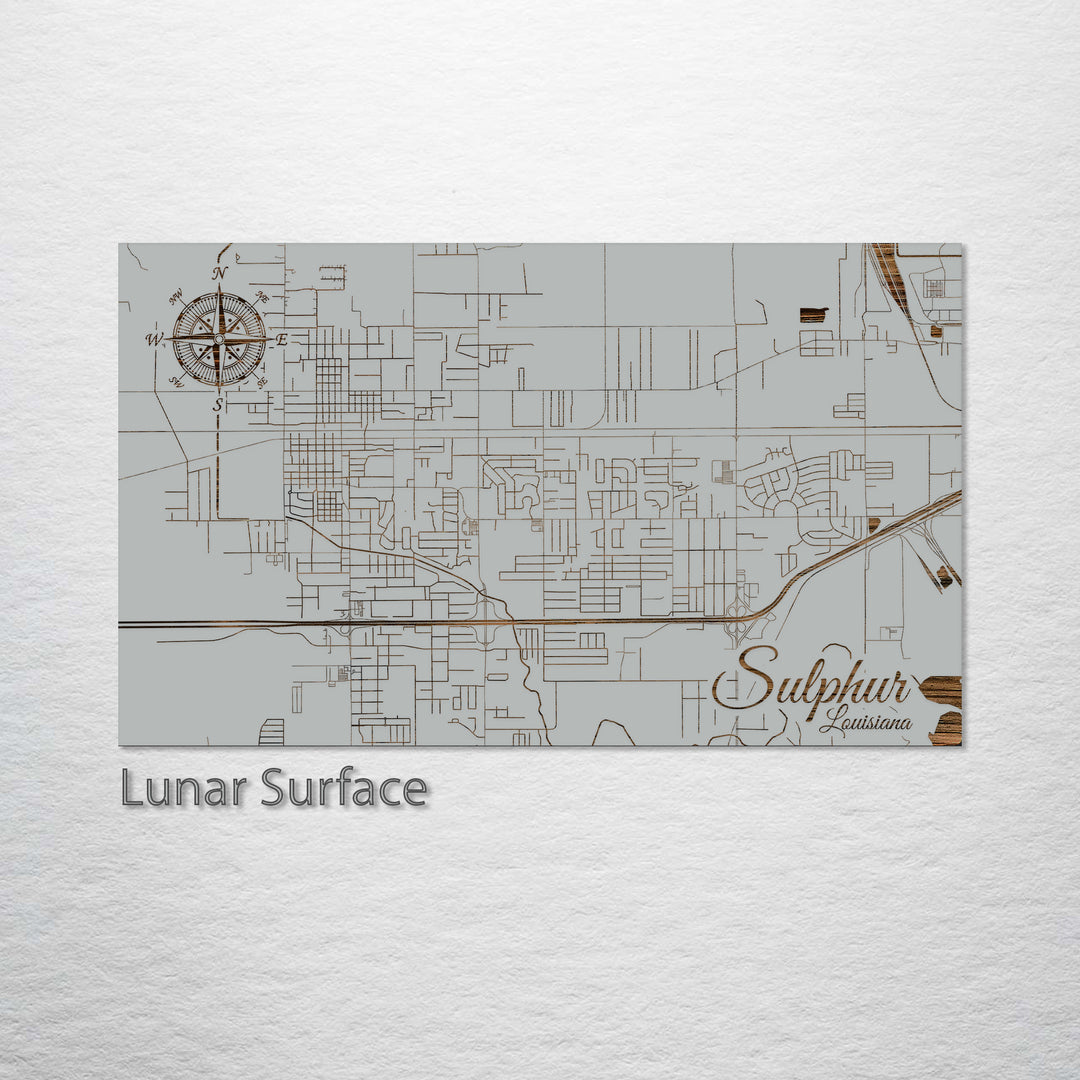 Sulphur, Louisiana Street Map