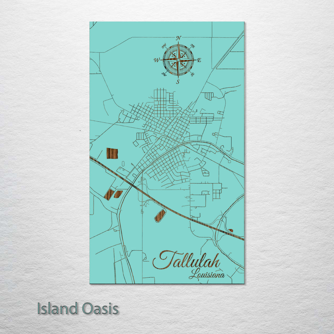 Tallulah, Louisiana Street Map