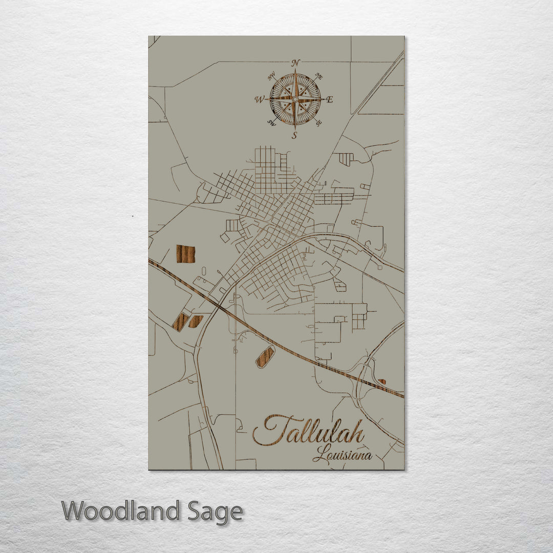 Tallulah, Louisiana Street Map