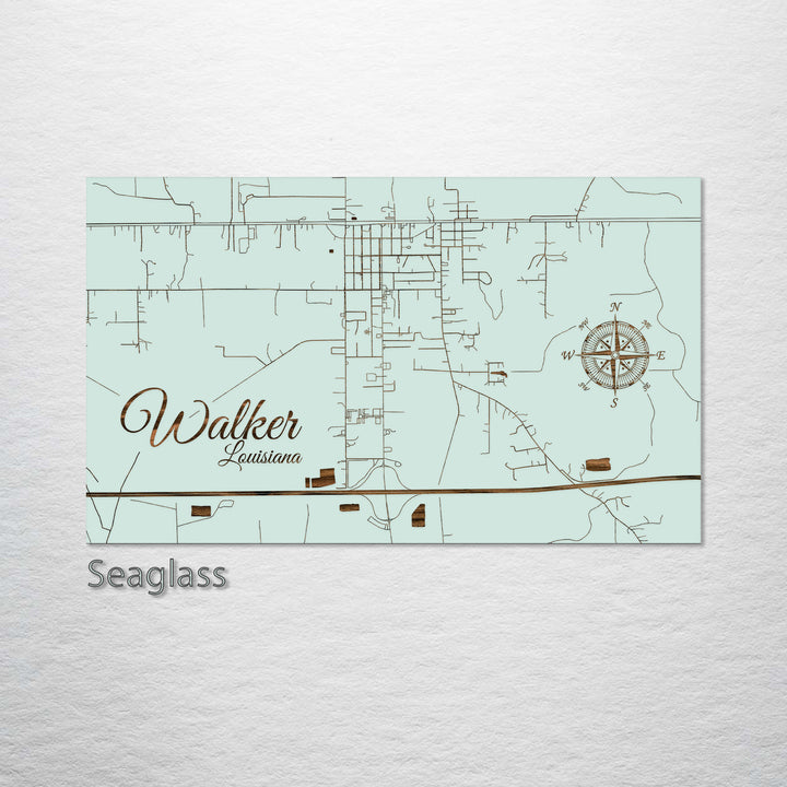 Walker, Louisiana Street Map