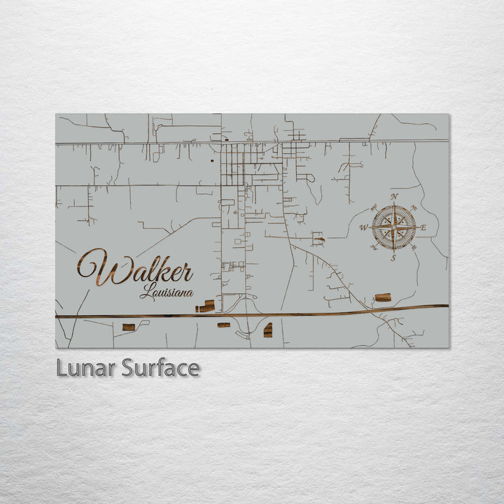 Walker, Louisiana Street Map