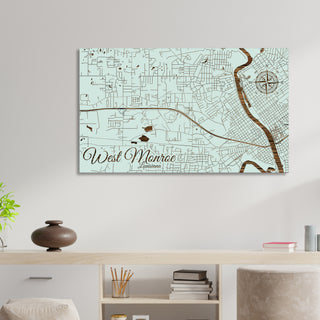 West Monroe, Louisiana Street Map