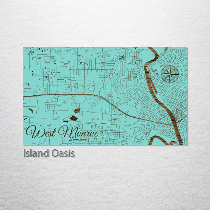 West Monroe, Louisiana Street Map