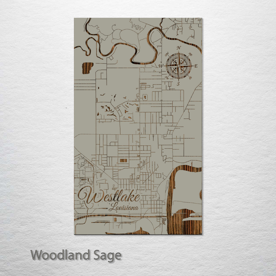 Westlake, Louisiana Street Map