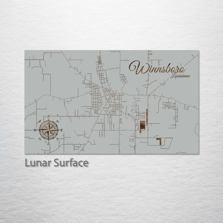 Winnsboro, Louisiana Street Map